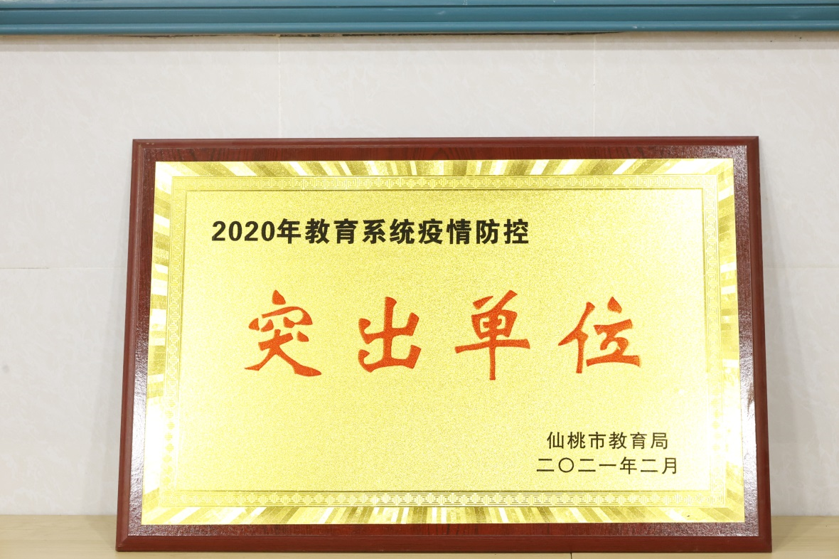 2020年教育系统疫情防控突出单位